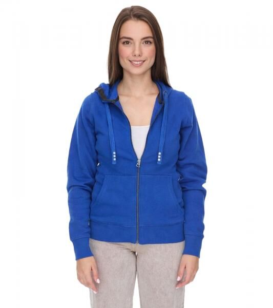 Elevate Arora Damen Sweat-Jacke mit Kapuze 300 g/m2 schlichte Baumwoll-Jacke Pullover 3821244 Blau