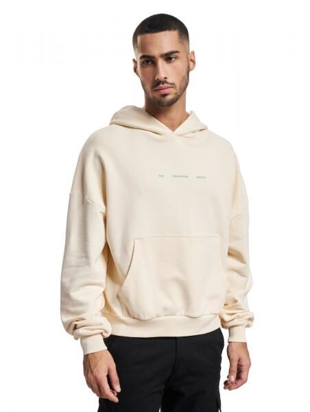 Franchise Split Logo Hoody creme