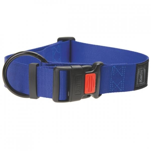 Karlie Halsband, verstellbar, XL, blau