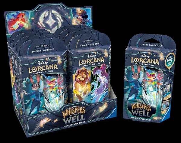 Disney Lorcana: Set 10 - Whispers in the Well - Starter Deck Display (8 pcs) - EN
