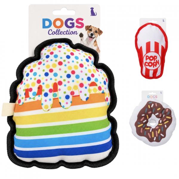 Hondenspeelgoed Dessert 18 cm 3 assorti