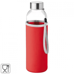 Bodhi Water Bottle with Cover, Red, 500 ml
