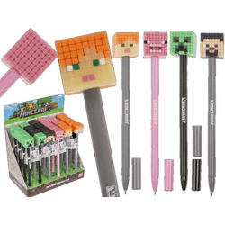 Minecraft - Kugelschreiber 4-fach sortiert - 24er Display