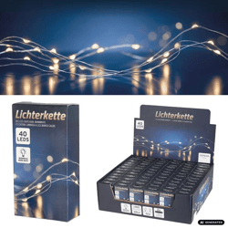 Lichterkette Mikro, 40 LED, 400cm