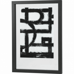 WOOOD Fotorahmen Blake schwarz 44 x 64 cm