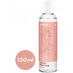 150 ml Satisfyer Gentle Warming Gleitgel auf Wasserbasis für ein prickelndes Gefühl, Kondomverträglich, Sanfte Erwärmung in Transparent