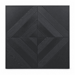 PTMD wandpaneel Mixa zwart 120 x 120 cm