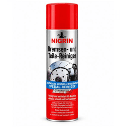 500ml NIGRIN Bremsen- & Teilereiniger, schnelltrocknender Spezialreiniger zum Reinigen & Entfetten von Bremsen, Kupplung, Motor & Getriebe 