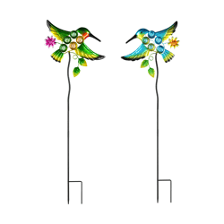 Hummingbird Garden Stake, 2/set, 90 cm H