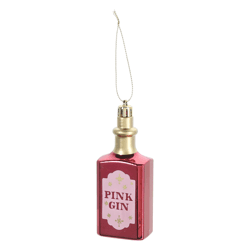 Christbaumschmuck Pink Gin, 11cmH