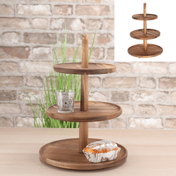 Etagere Holz, 3 Etagen, ca.35cmH