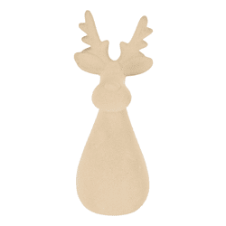 Rentier Sand, creme, ca. 20cmH