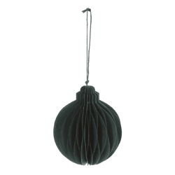 Hänger Kugel Honeycomb, grün, klein, ca.10cmH