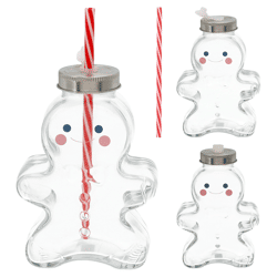 Gingerbread Man Drinking Glass, approx. 440 ml