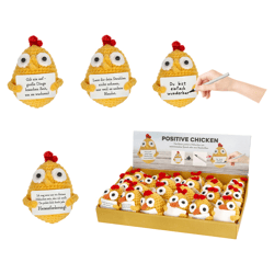 Positive Chicken, Häkelküken, 4/s, ca.9cmH