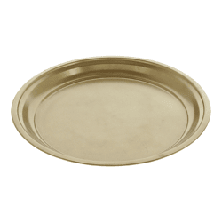 Dekoteller rund, gold, M, ca.36cmD