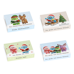 Geldgeschenk Box Mutmacher XMAS, 4/s, 24 Stück im Display