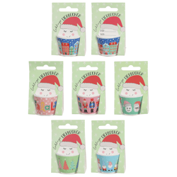 Eierbecher Weihnachten auf Karte, 6/s, ca.4cmH