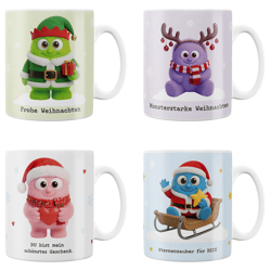 Becher Mutmacher XMAS, 4/s, 300ml, 9,5cmH