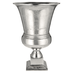Amphore, silber, groß, ca. 43cmH