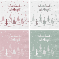 Servietten, Winterzeit, 4/s, 20er Pack