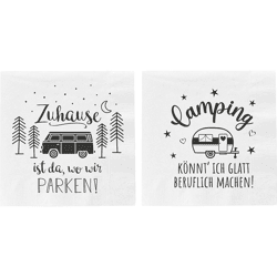 Servietten Camping, 20er Pack, 2/s