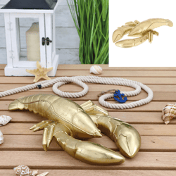 Deko Hummer gold, 39cmB