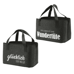 Filztasche, 2/s, 40x26,5x21cm 