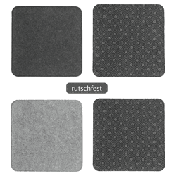 Sitzauflage Filz rutschfest eckig ca.35x35cm 2/s