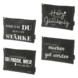Tasche aus Filz, 4/s, ca. 22x16cm