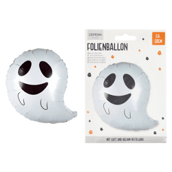Folienballon Halloween Geist, ca. 50cmD
