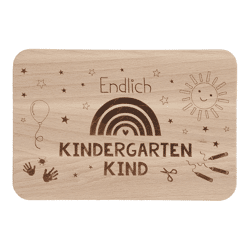 Frühstücksbrettchen Kindergarten