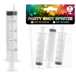 Party Shot Spritze, 3er Set, ca. 20ml