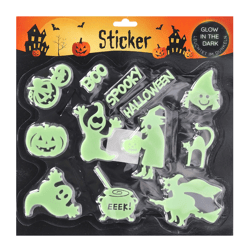 Sticker, Halloween, Glow in the dark, 12tlg