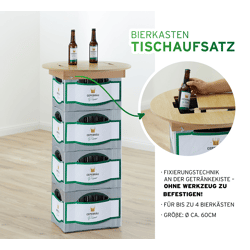 Bierkasten Tischaufsatz, ca. 60cmD