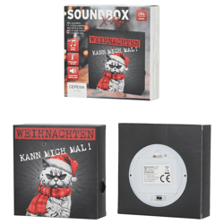 Soundbox XMAS CAT ca. 12x12cm