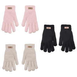 Handschuhe Damen Flausch, 3/s