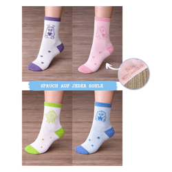 Damen Socken Mutmacher, 4/s