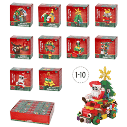 Baustein Set Weihnachten 3, 10/s, Display
