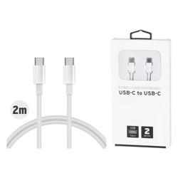 Ladekabel, USB-C to USB-C , 2 Meter