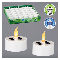 Solar Tea Light, 5.5 cm Ø, Height approx. 4.2 cm