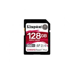 Kingston 128GB Canvas React Plus SDXC UHS-II 300R/260W U3 V90 SDR2/128GB