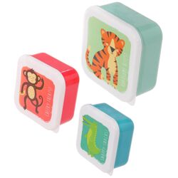 Zootiere Lunchboxen Brotdosen 3er Set S/M/L 
