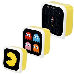 Pac-Man Lunchboxen Brotdosen 3er Set M/L/XL 