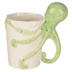 Lisa Parker Oktopus geformter Henkel Tasse   