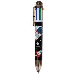 Hello Space Weltraum mehrfarbiger Kugelschreiber (6 Farben) (pro Stück) 