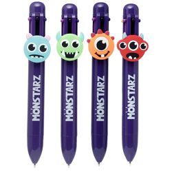 Monstarz Monster mehrfarbiger Kugelschreiber (6 Farben) (pro Stück) 